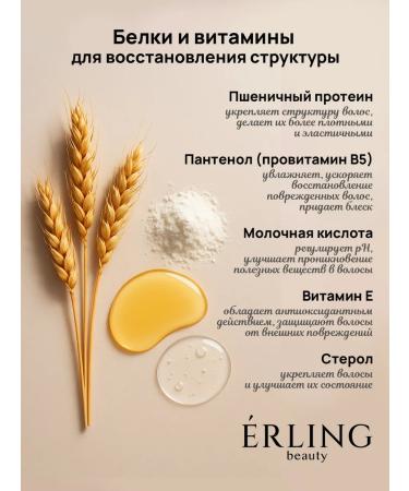 ERLING BEAUTY Restoring Mask for a deep nutrition of hair mini - Buy Online on GoSupps.com