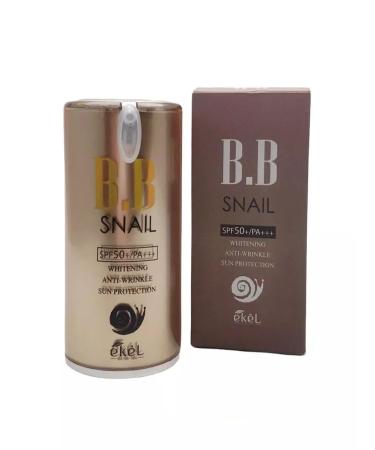EKEL BB cream with an extract of the face snail 50 ml - Buy Online on GoSupps.com