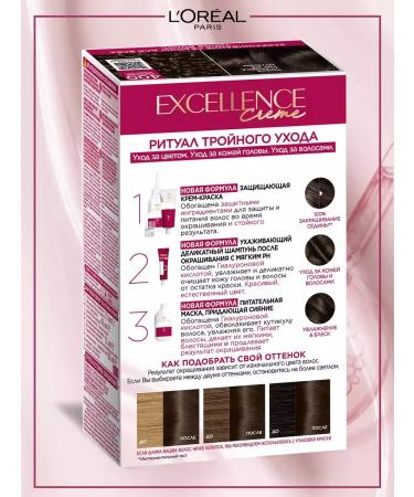 L'OREAL PARIS Persistent Cream for hair Loreal Excellence 400 - Buy Online on GoSupps.com