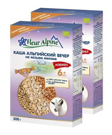 Fleur Alpine Porridge supposedly. Alpine evening on goat milk from 6m 200g