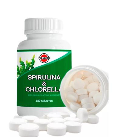 DR MYBO Spirulin and Chlorella detox for weight loss 180 tablets-3UP - Buy Online on GoSupps.com
