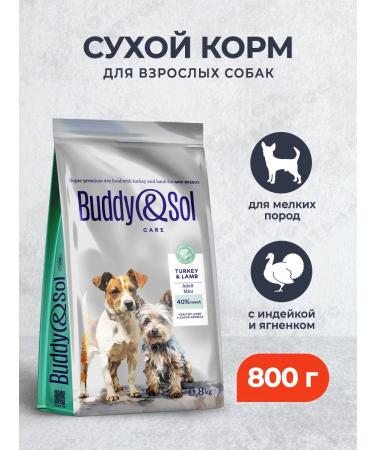 Buddy&Sol Dry food for small dogs with turkey and lamb - 800 g