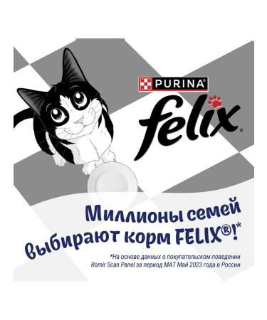 FELIX Feed is the humid nature of taste for cats beef 75 g 12 pcs - Buy Online on GoSupps.com