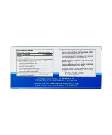 Santegra Sanitea Cleansing Formula of Herbs Sanity Tea - Buy Online on GoSupps.com