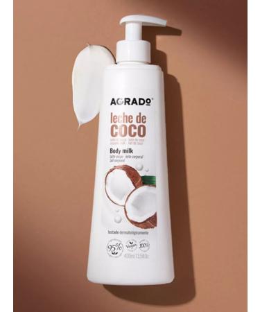 Agrado Moisturizing coconut 400 ml milk - Buy Online on GoSupps.com