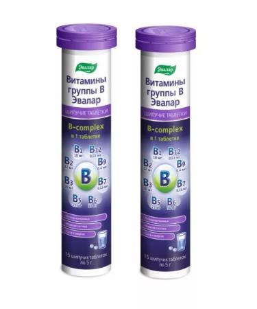 Evalar B vitamins in 15 pcs 2Up