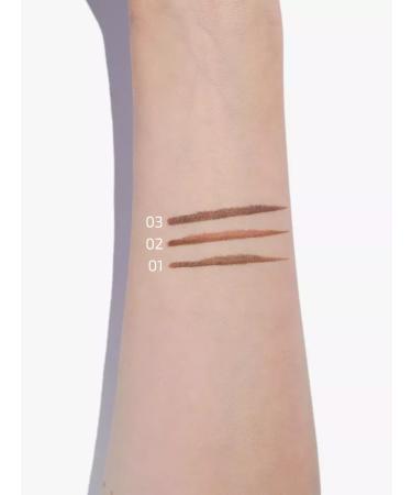 FUNKY MONKEY Eyebrow marker persistent with the effect of microblading tone 02 - Buy Online on GoSupps.com