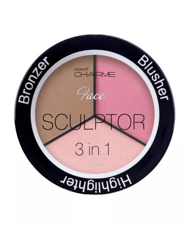 Charme Face sculptor 3 in 1 tone pink