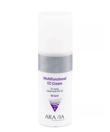 ARAVIA Professional SS CRAM for Facial Protective SPF-20 tone 02 Aravia