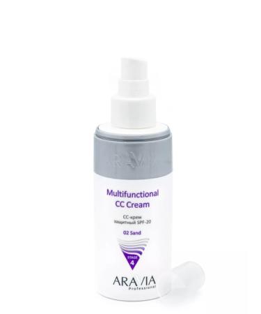 ARAVIA Professional SS CRAM for Facial Protective SPF-20 tone 02 Aravia - Buy Online on GoSupps.com