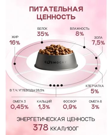 Cosmocat Kittens for kittens dry super premium with a turkey 5 kg - Buy Online on GoSupps.com