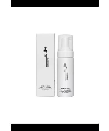 Black rice Foam for washing 3-In-1 Cleanser 150 ml - Buy Online on GoSupps.com