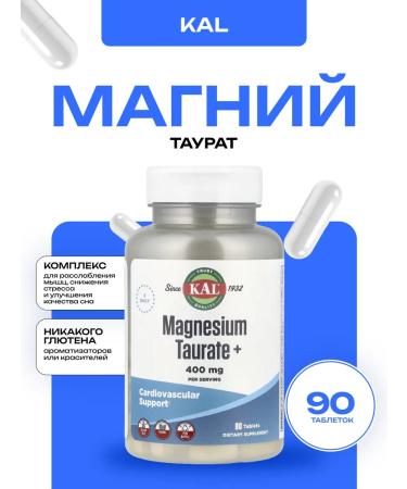 KAL Magnesium Taurat Magnesium Tauraate 90 tablets