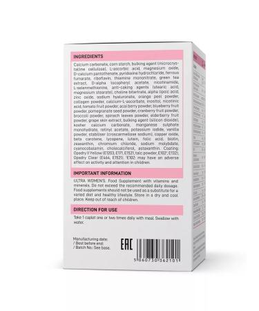 VPLAB Multivitamins Ultra Women's Formula 60 capsules - Buy Online on GoSupps.com