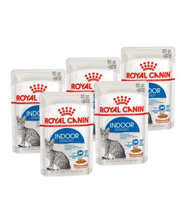 ROYAL CANIN Wet feed indoor sterilized for cats sauce 85 g 5 pcs - Buy Online on GoSupps.com