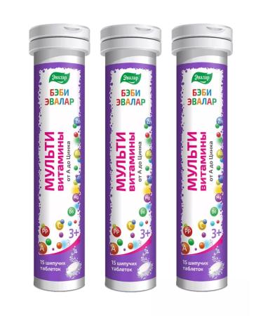 Evalar Multivitamins from A to Zn 15 pcs 3UP