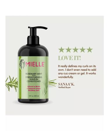 Mielle Strengthening indelible air conditioning with rosemary and mint - Buy Online on GoSupps.com
