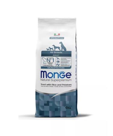 MONGE All Breeds Adult dry dog food 12 kg - Buy Online on GoSupps.com