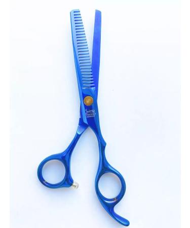 Charites Scissors hairdressing filtering blue 5.5 for haircuts - Buy Online on GoSupps.com