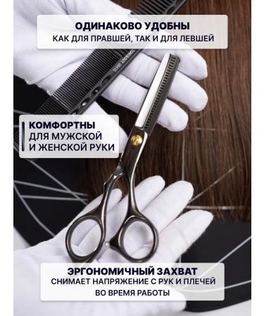 Charites Scissors hairdressers straight blue 5.5 for hair cutting - Buy Online on GoSupps.com