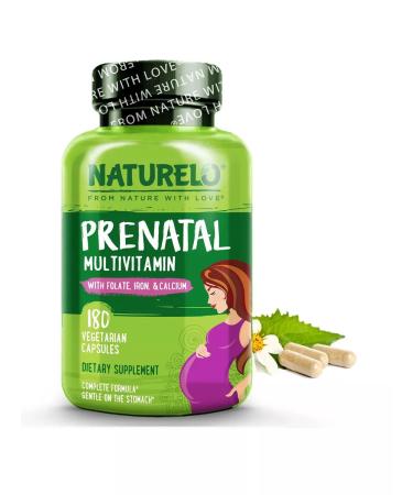 NATURELO Vitamins for pregnant women Prenatal Multivitamin 180 Capsules