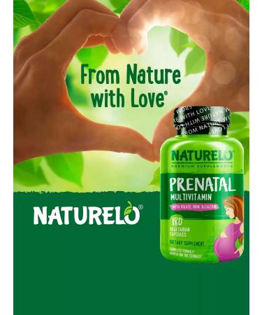 NATURELO Vitamins for pregnant women Prenatal Multivitamin 180 Capsules - Buy Online on GoSupps.com