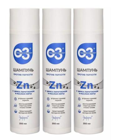 Elpharma Shampoo against dandruff with zinc pyridion 250 ml 3UP