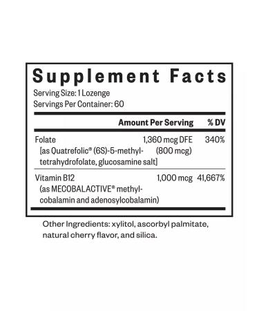 Seeking Health Methyl vitamin B12 with methylphulatory 60 loafers - Buy Online on GoSupps.com