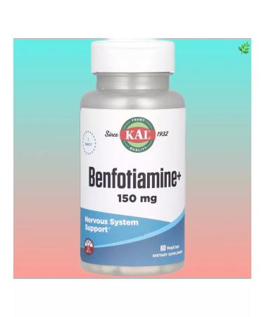 KAL Benfotiamine 150 mg 60 capsules