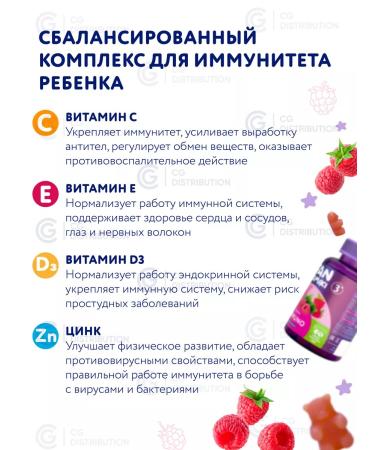 FANTOMIKI Vitamins for strong immunity of children chewing bears - Buy Online on GoSupps.com