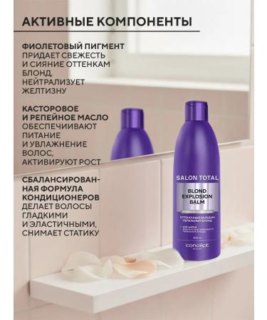 CONCEPT MOSCOW Tint balm as ash for blondes 300 ml - Buy Online on GoSupps.com