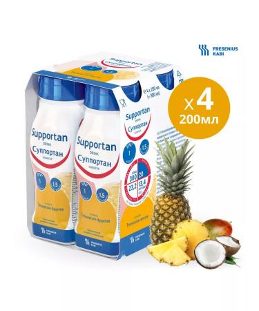Support Drink Taste of tropical fruits 200 ml 4 pcs