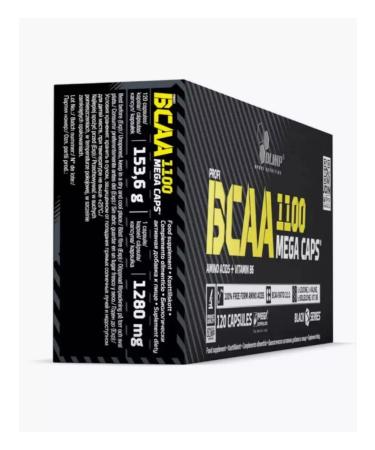 Olimp Sport Nutrition Amino acids BCAA (BCAA) Mega Caps 120 capsules - Buy Online on GoSupps.com