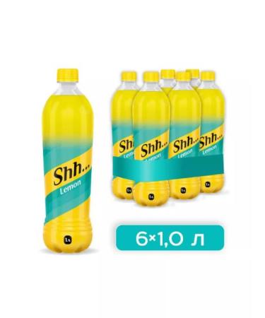 SHH Drink gas tonic lemon 6 pcs x 1 l - Buy Online on GoSupps.com