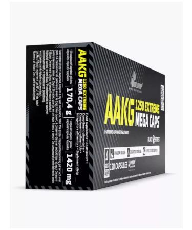 Olimp Sport Nutrition Arginine Aakg Extreme Mega 120 capsules - Buy Online on GoSupps.com