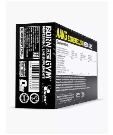 Olimp Sport Nutrition Arginine Aakg Extreme Mega 120 capsules - Buy Online on GoSupps.com