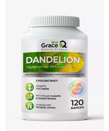 GraceBioQ Dandelion root in capsules - Buy Online on GoSupps.com