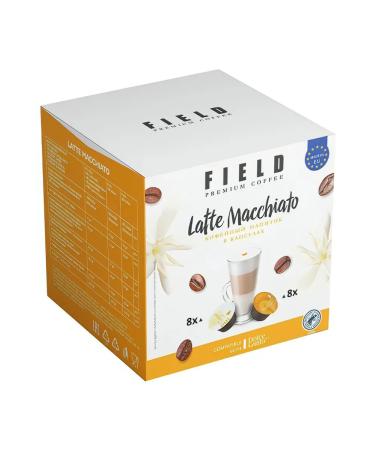 Field Coffee in capsules Latte Macchiato 16 - Buy Online on GoSupps.com