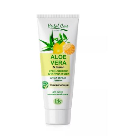 Iris Cosmetic Face Cream for Aloe-Vera and Herbal Care lemon and lemon