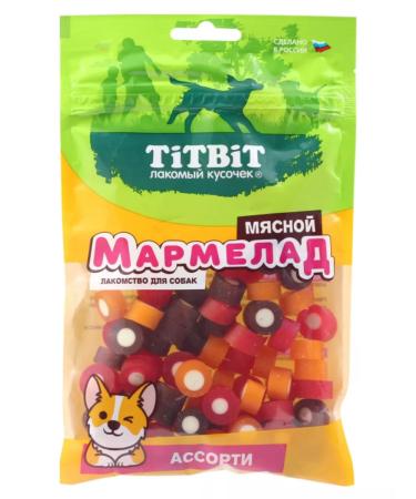 Titbit's treat for dogs Marmelad Myasnaya 120g 2 pcs - Buy Online on GoSupps.com