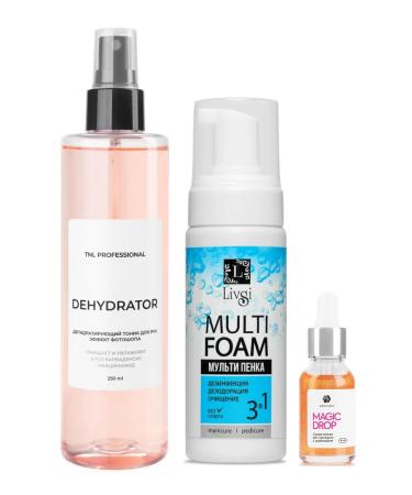 TNL A set of skin care products and cuticles