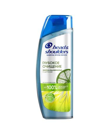Head & Shoulders Shampoo deep cleansing control over 300ml fat