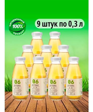 Tikhvin district Juice detox without sugar No. 06 apple of celery 9 pcs 0.3 l - Buy Online on GoSupps.com