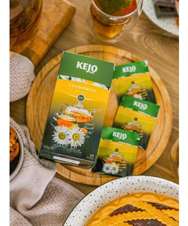 KEJO Chamomile tea in bags - Buy Online on GoSupps.com