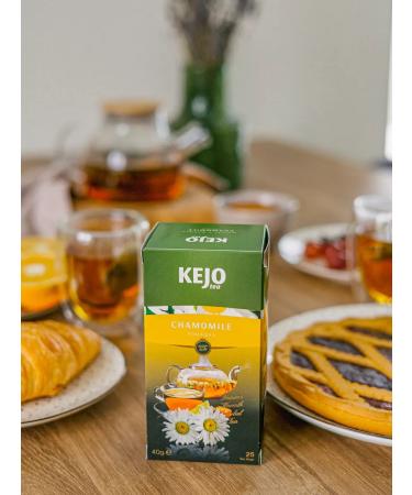 KEJO Chamomile tea in bags - Buy Online on GoSupps.com