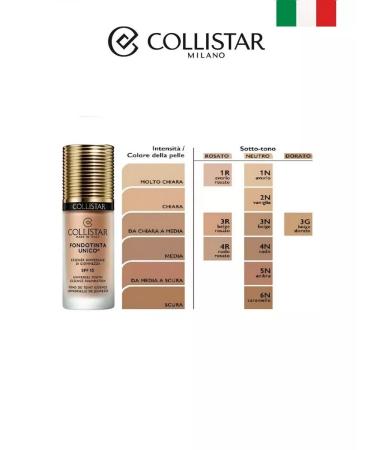Collistar Fondotinta Unico Universal SPF15 3N Beige Tonal Cream - Buy Online on GoSupps.com