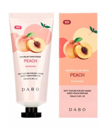 Dabo Skin Relief Hand hand cream with peach extract 100ml - Buy Online on GoSupps.com