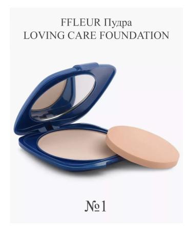 ffleur Compact Loving Care Foundation powder in shade No. 01