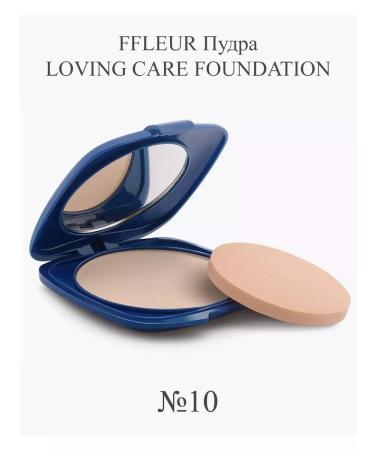 ffleur Compact Loving Care Foundation powder in shade No. 10