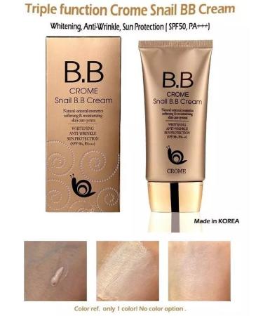 CHROME BB cream with mucin Snail SPF50+ Snail BB Cream - Buy Online on GoSupps.com